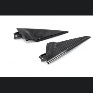 Alfa Romeo 4C Door Trim - Carbon Fiber - Exterior Door Triangle Trim